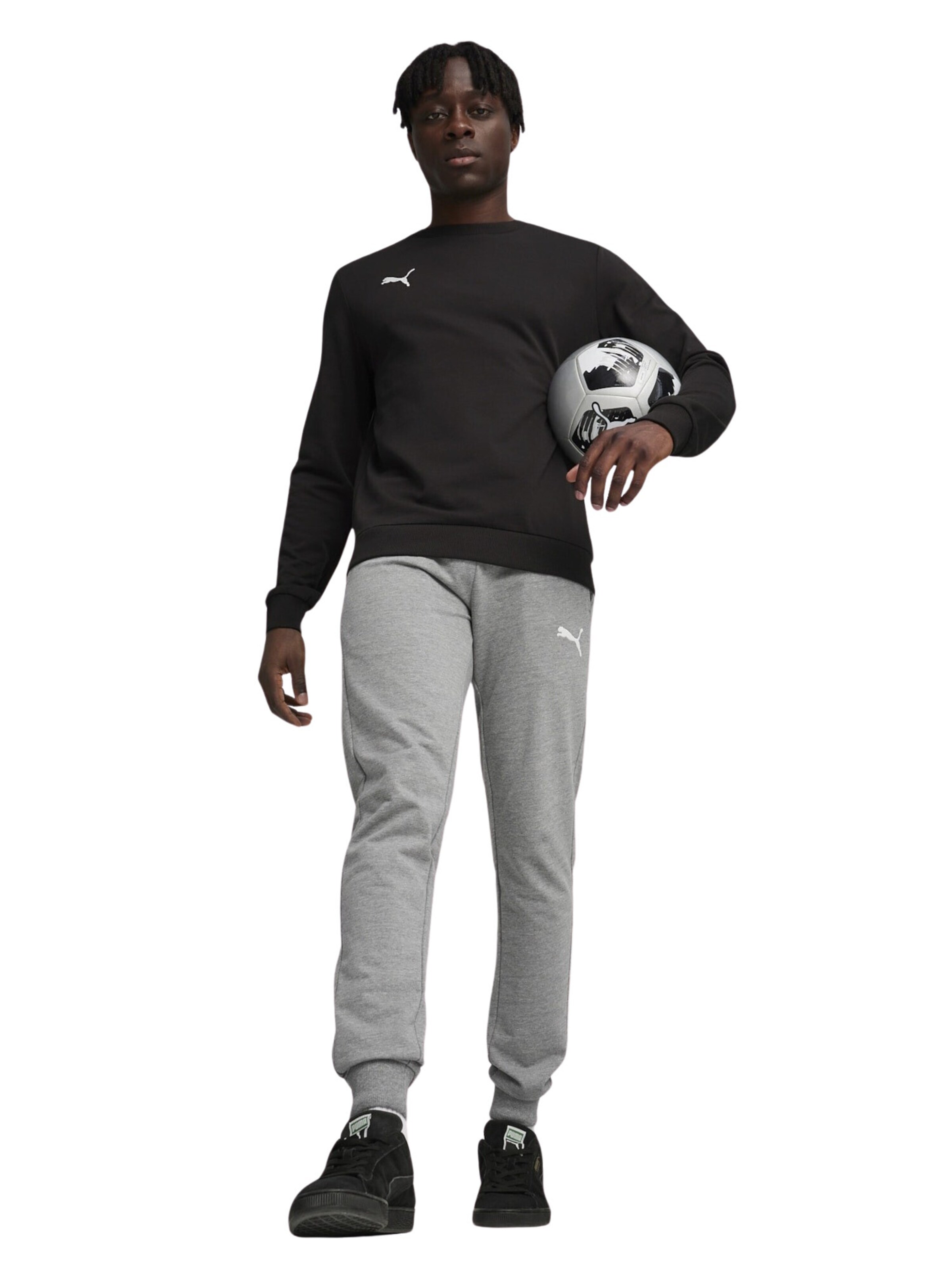 Felpa sportiva 'TeamGoal' di PUMA in nero