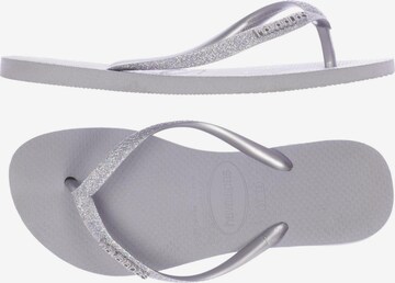 HAVAIANAS Sandals & High-Heeled Sandals in 34 in Silver: front