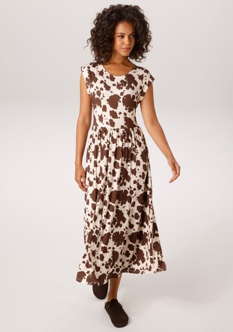 Aniston CASUAL Kleid in Braun