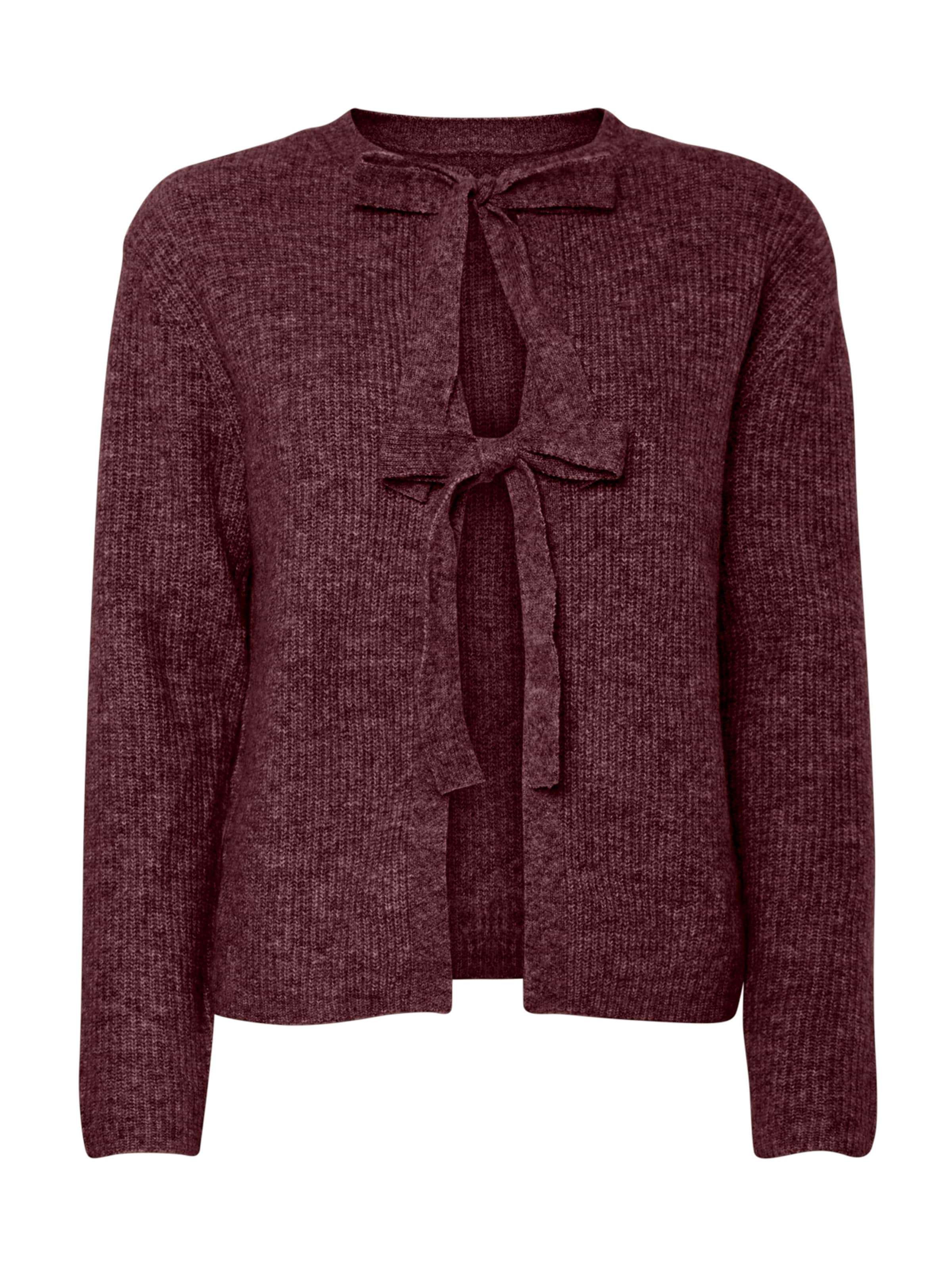 PIECES Neuletakki 'PCSILLY' värissä punainen: etupuoli