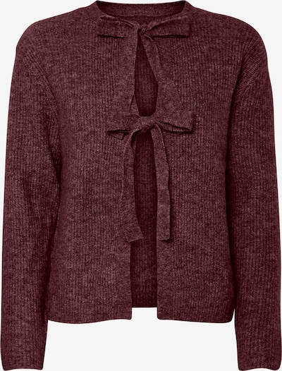 PIECES Neuletakki 'PCSILLY' värissä viininpunainen, Tuotenäkymä