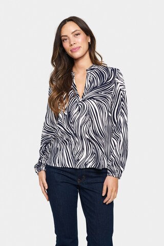 SAINT TROPEZ Bluse 'Eda' i hvid: forside