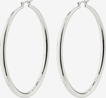 Pilgrim Uhani 'Priya' | srebrna barva: sprednja stran