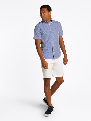 TOMMY HILFIGER - Ajuste regular Camisa 'Flex' en azul