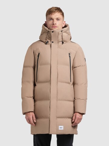 khujo Winter jacket 'Morse2' in Brown: front