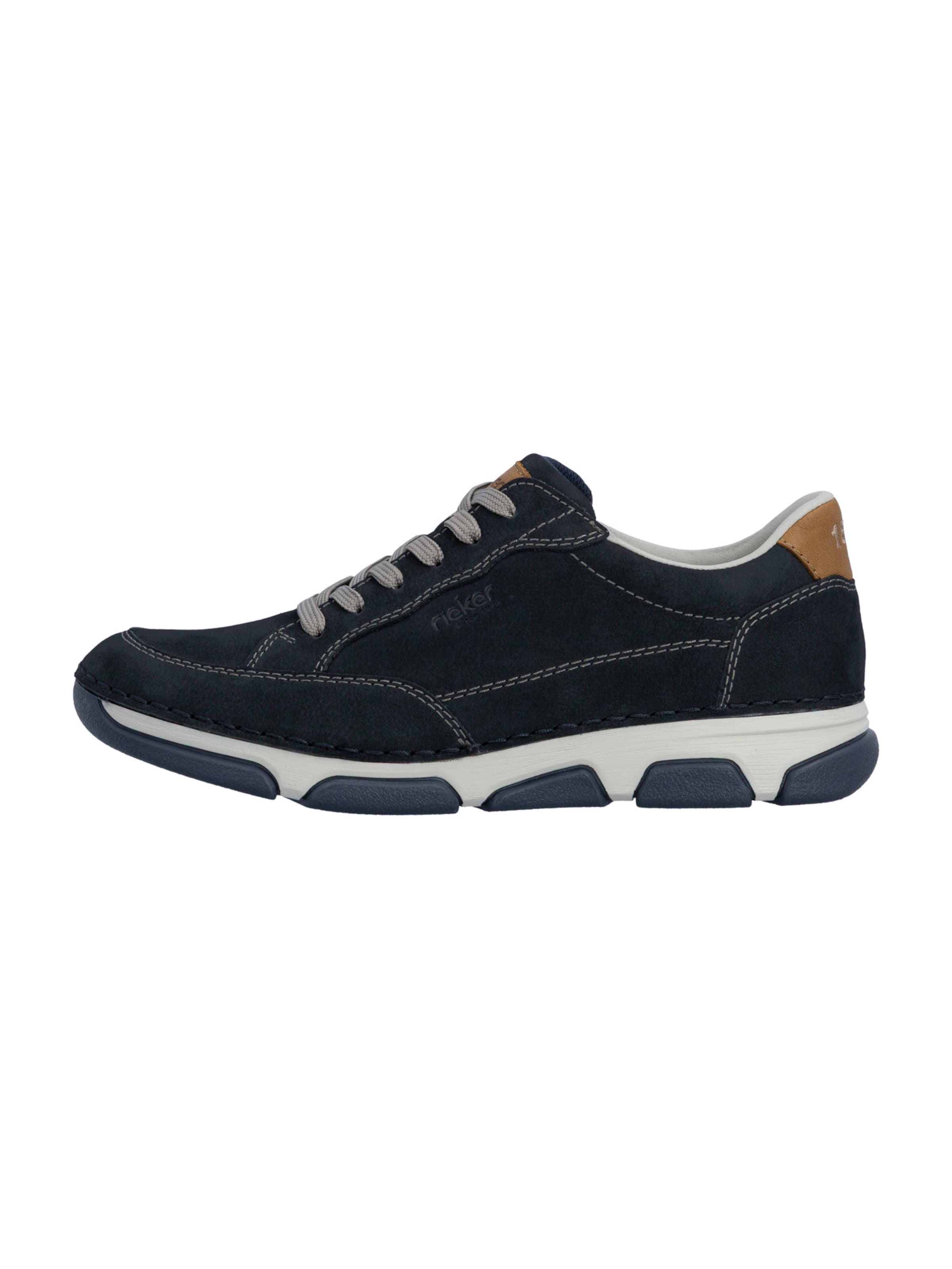 Sneaker bassa '15900' di Rieker in blu: frontale