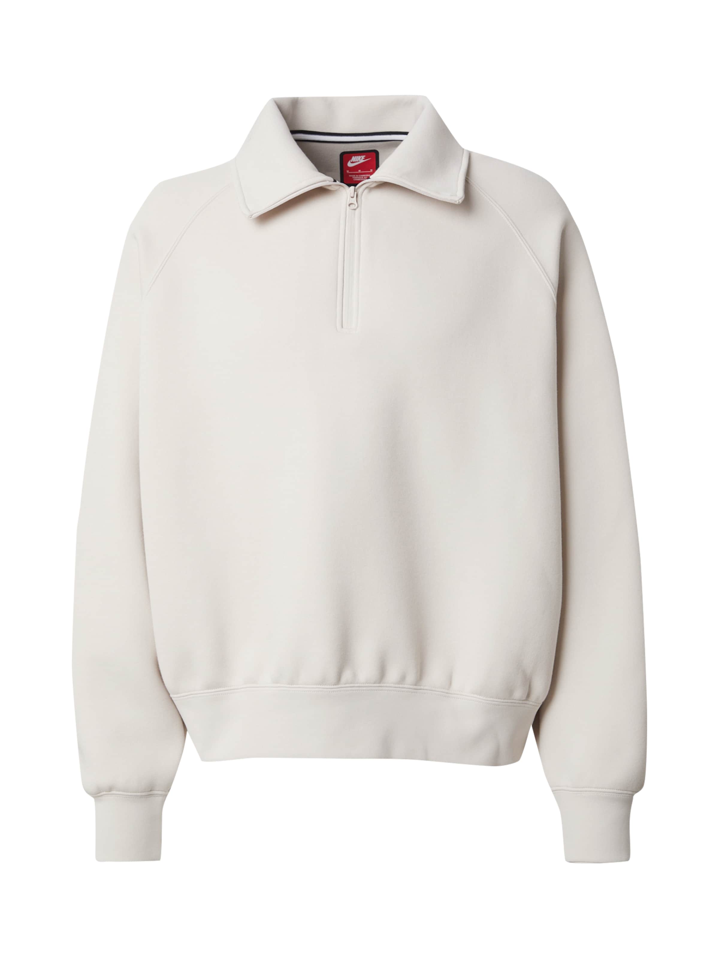 Nike Sportswear Collegepaita 'TCH FLC' värissä beige: etupuoli