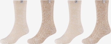 SKECHERS Socks in Beige: front