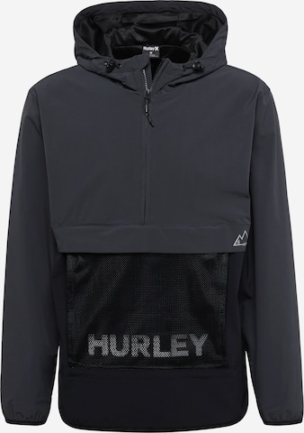 Hurley Trainingsjacken in Grau: predná strana