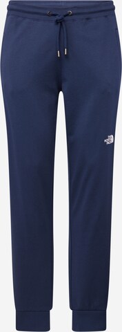 THE NORTH FACE Tapered Broek in Blauw: voorkant