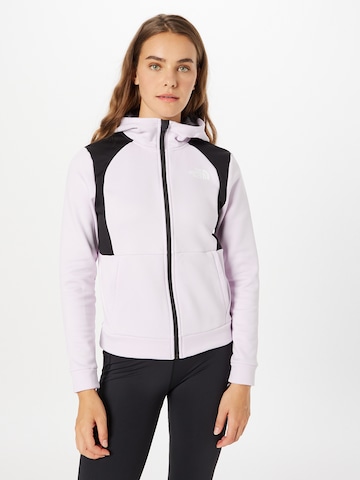 THE NORTH FACE Sportief sweatvest in Lila: voorkant