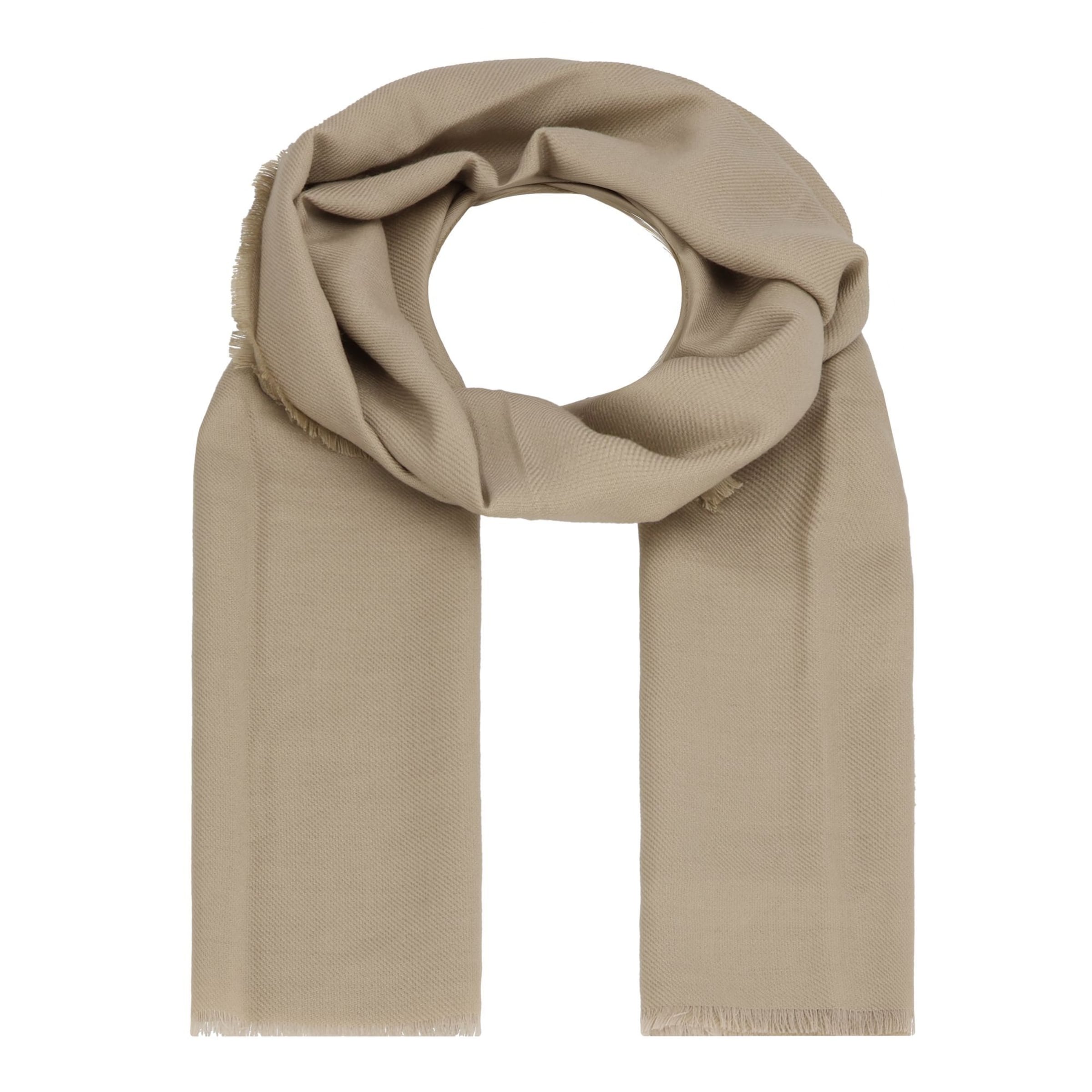 Écharpe 'Sayver' BOSS en beige : devant