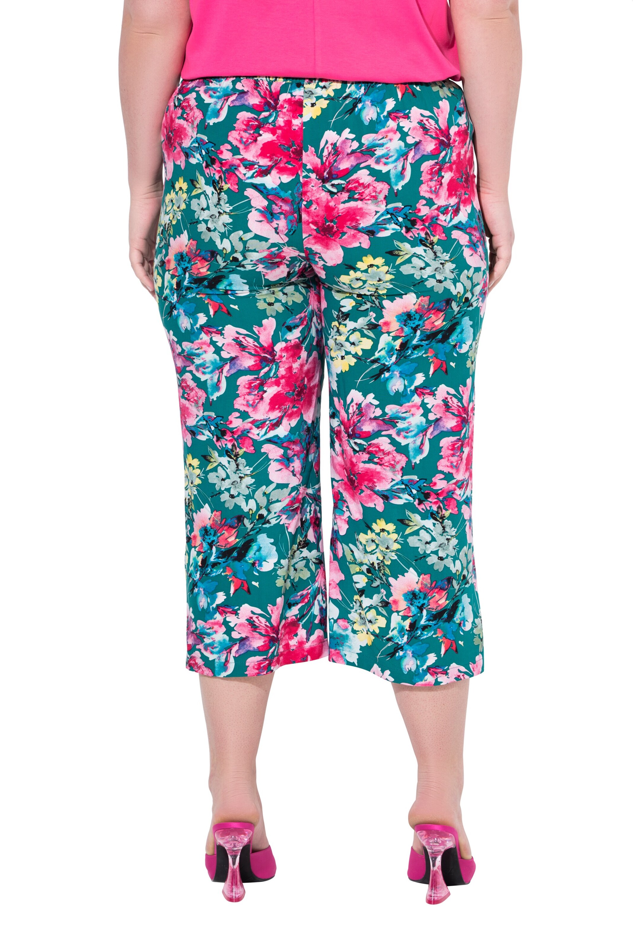 MIAMODA Wide leg Broek in Groen