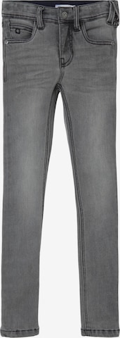 NAME IT Slimfit Jeans 'Pete' in Grau: predná strana