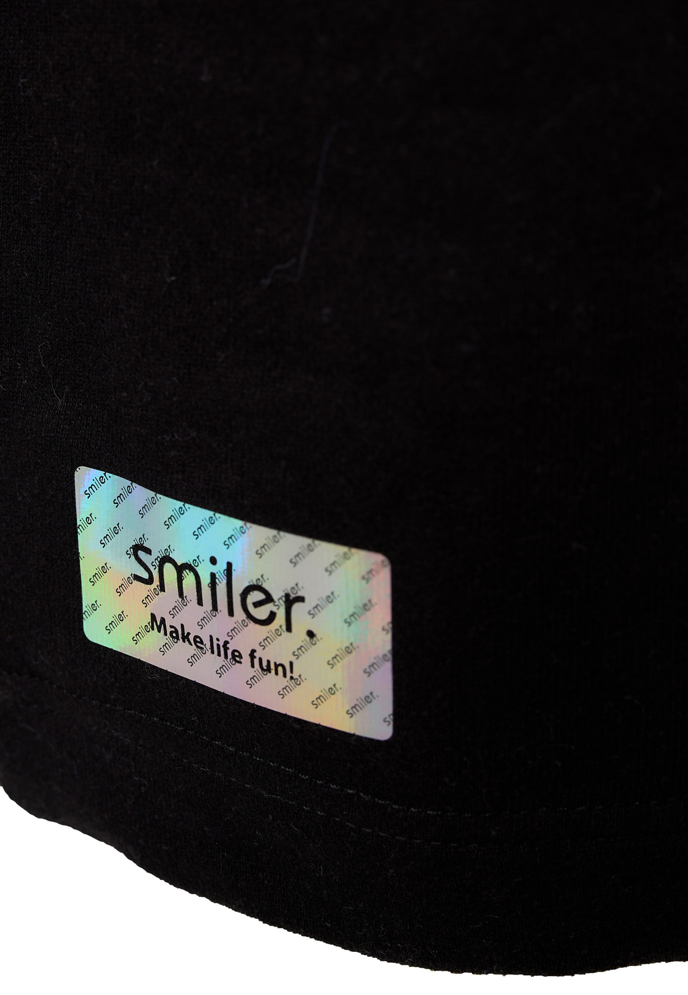 smiler. Sweatshirt 'Nippy' in Black