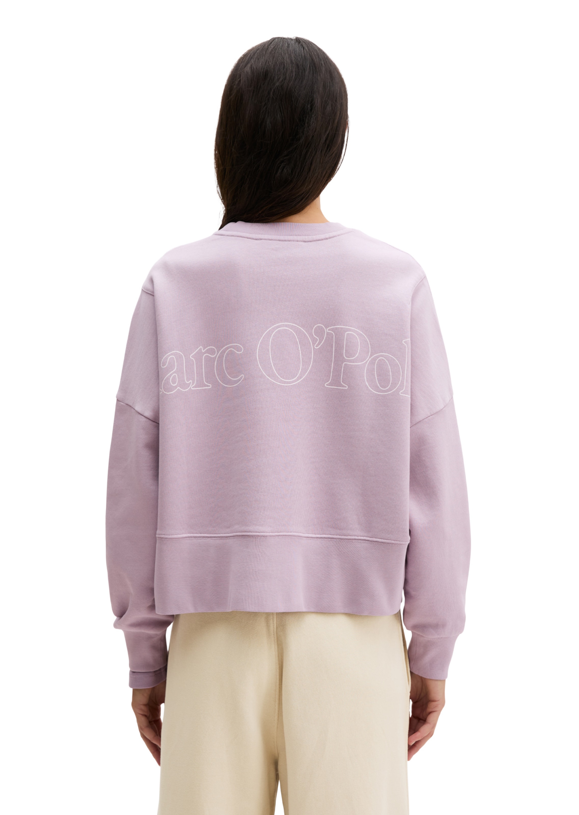 Marc O'Polo Sweatshirt in Lila: Vorderseite