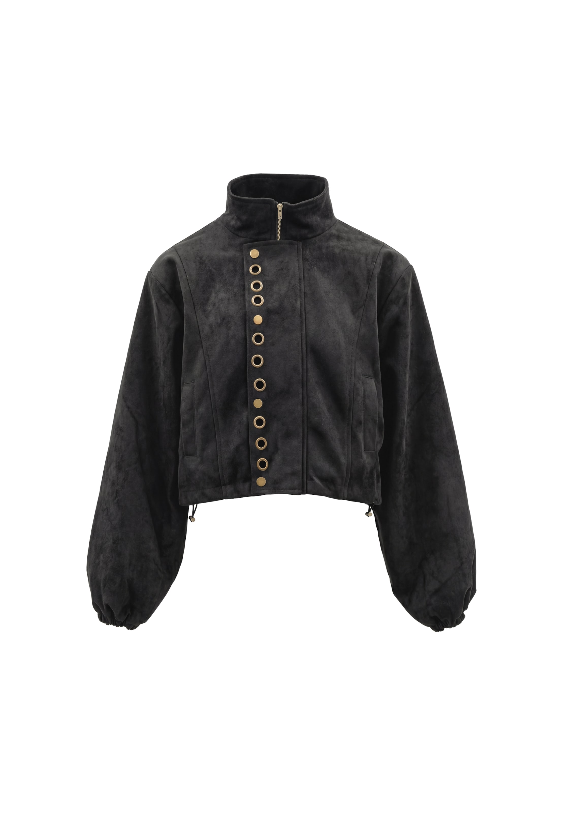 Veste mi-saison MYMO en noir : devant