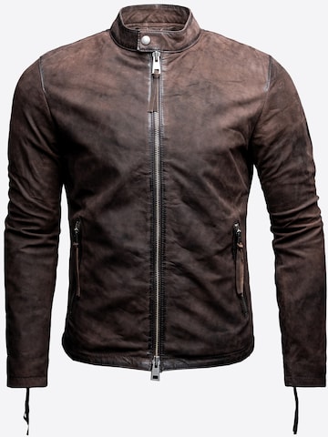 Crone Between-Season Jacket 'NOA' in Brown: front