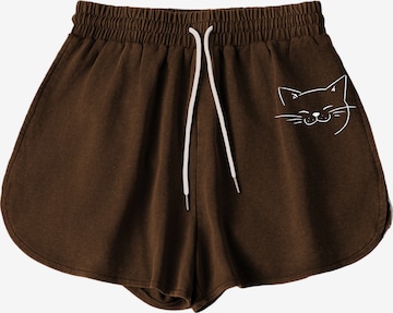 GORHEY Pants in Brown: front