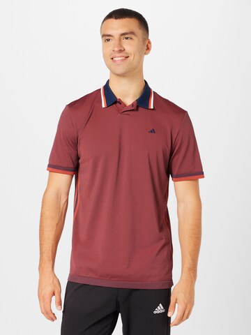 ADIDAS GOLF - Camiseta funcional en rojo: frente