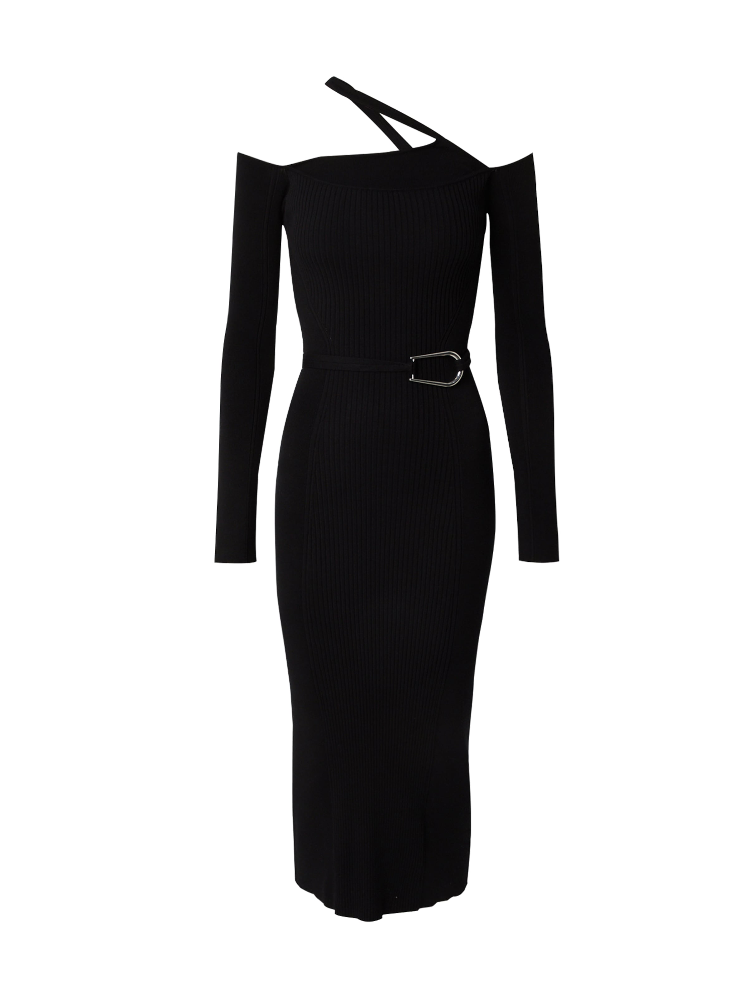 LeGer by Lena Gercke Pletené šaty 'Rosa' - Čierna: predná strana