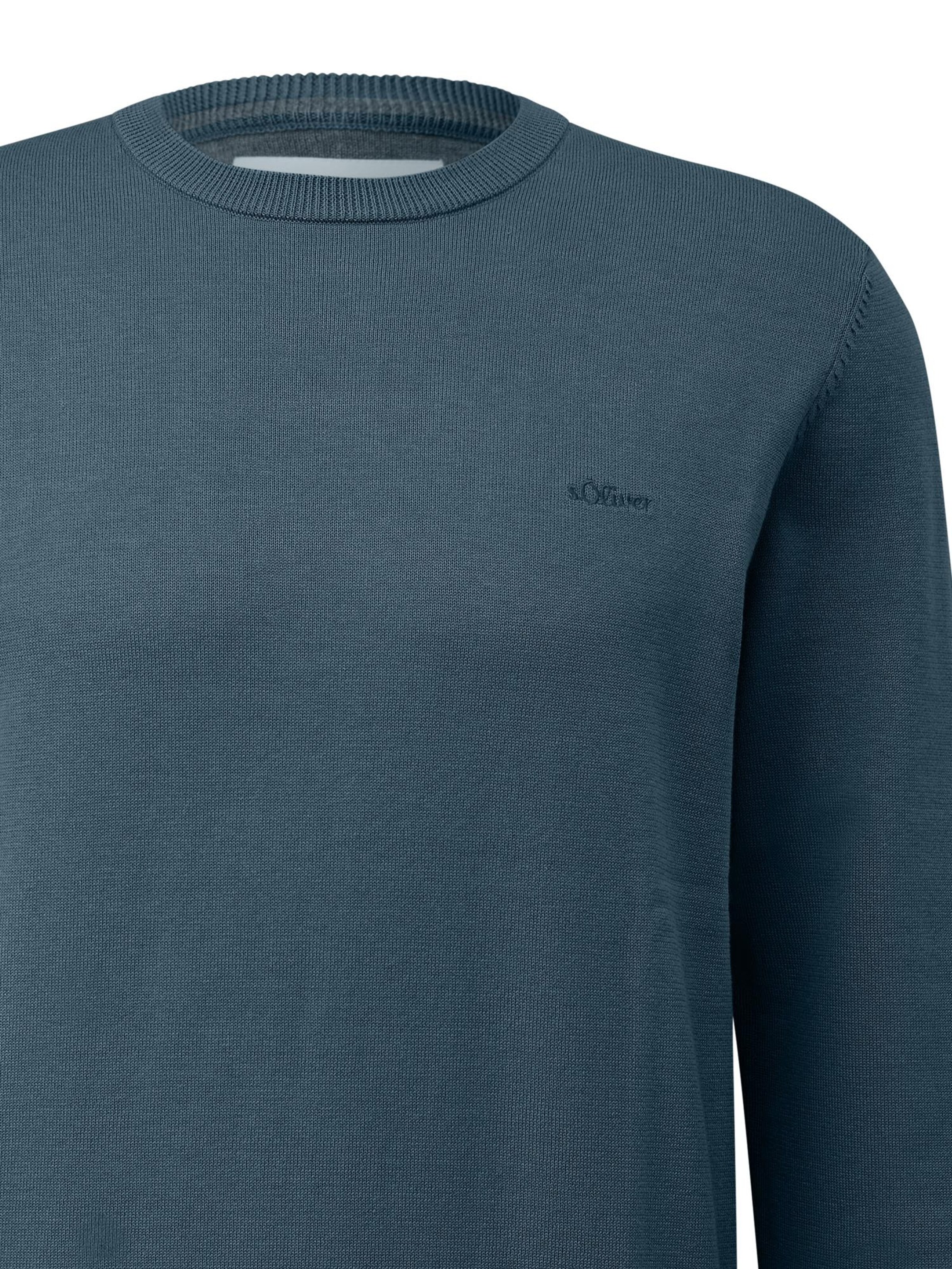 s.Oliver Pullover 'Basic'‌‌‌ in Grün