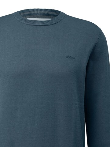 s.Oliver Pullover 'Basic'‌‌ in Grün