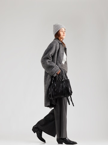 Monki Between-seasons coat in Grey
