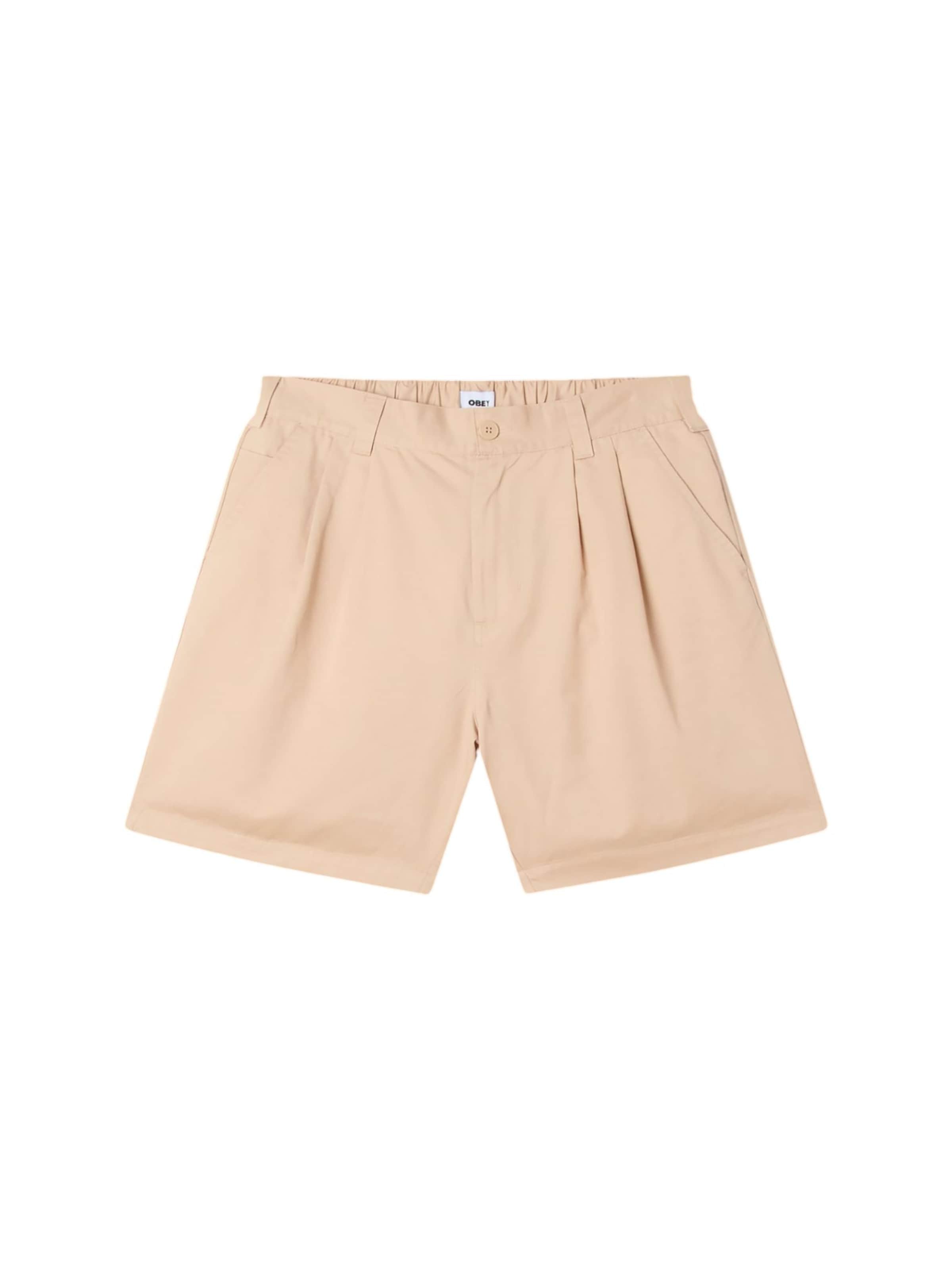 Obey Regular Pants in Beige: front