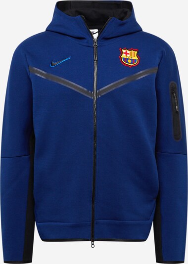 Bluză cu fermoar sport 'FC Barcelona' NIKE pe bleumarin / roșu / negru / alb, Vizualizare produs
