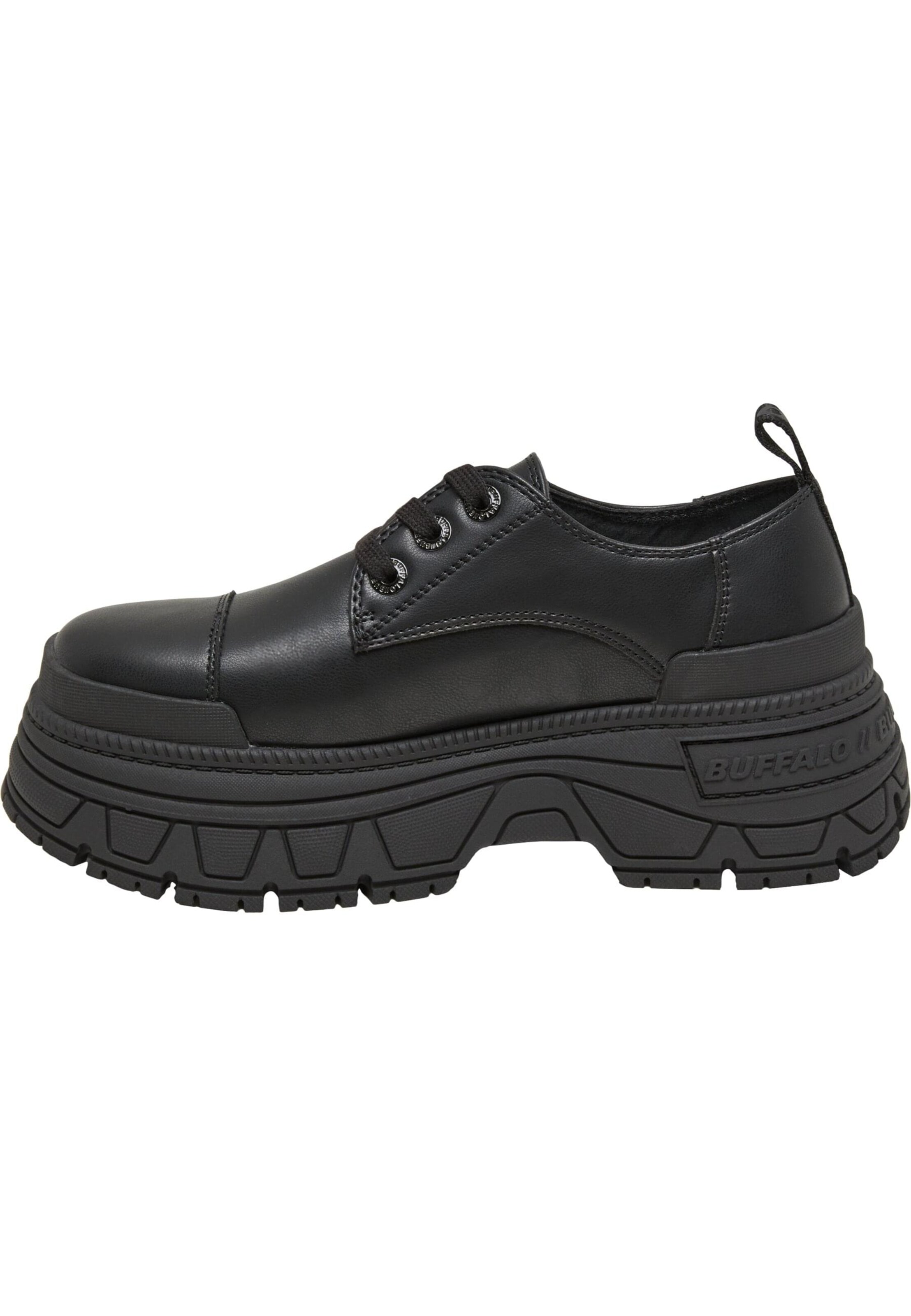 BUFFALO Buty sznurowane w kolorze czarny