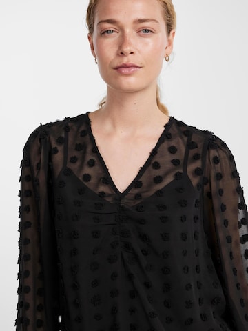 PIECES - Blusa 'Symma' em preto