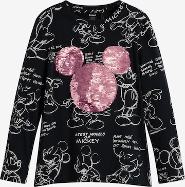 juoda Desigual Marškinėliai 'Mickey™': priekis