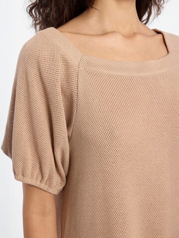 Robes en maille 'Daria' Ana Alcazar en beige