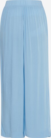 ICHI Wide leg Broek 'MARRAKECH' in Blauw