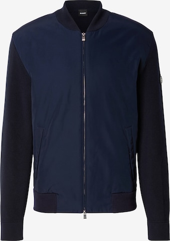 BOSS Strickjacke 'C-Ubaio' in Blau: Vorderseite