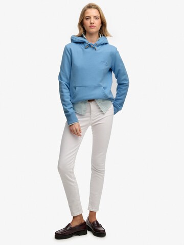 Superdry Sweatshirt 'ESSENTIAL' i blå