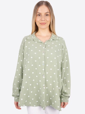 Chemisier 'Liya' Seasons of April en vert : devant