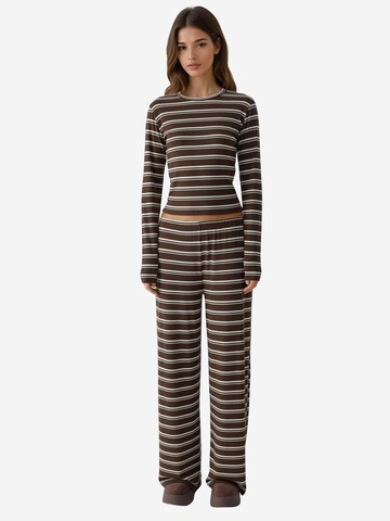 Tenue d'intérieur 'Zweiteiliges Set' Hiccup en marron