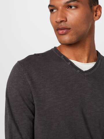 Hailys Men Sweater 'Matthew' in Grey