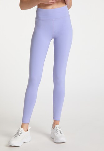 myMo ATHLSR Slim fit Workout Pants in Purple: front
