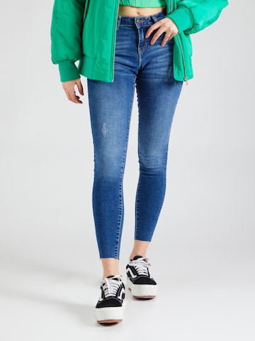 Noisy may Skinny Jeans i blå: forside