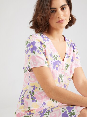 Monki Shirt dress in Mixed colours