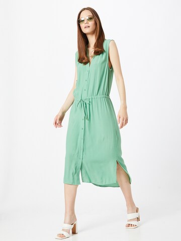 SOAKED IN LUXURY Košeľové šaty 'Helia' - Zelená