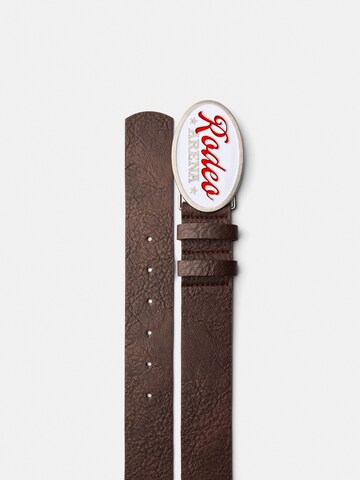 Ceinture Bershka en marron