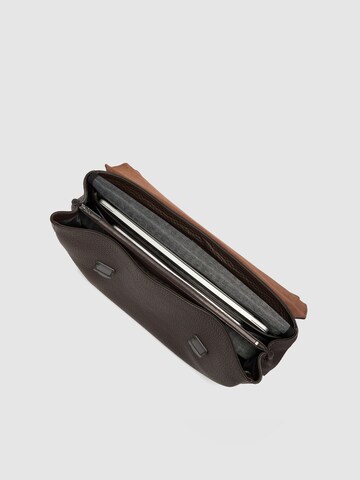 Sac d’ordinateur portable Piquadro en marron