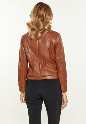 Veste mi-saison 'Outwear' Usha en marron