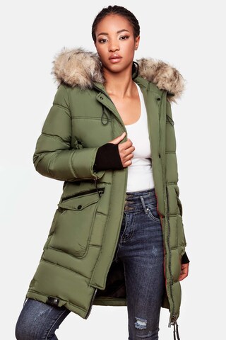 MARIKOO Winter coat 'Chaskaa' in Green