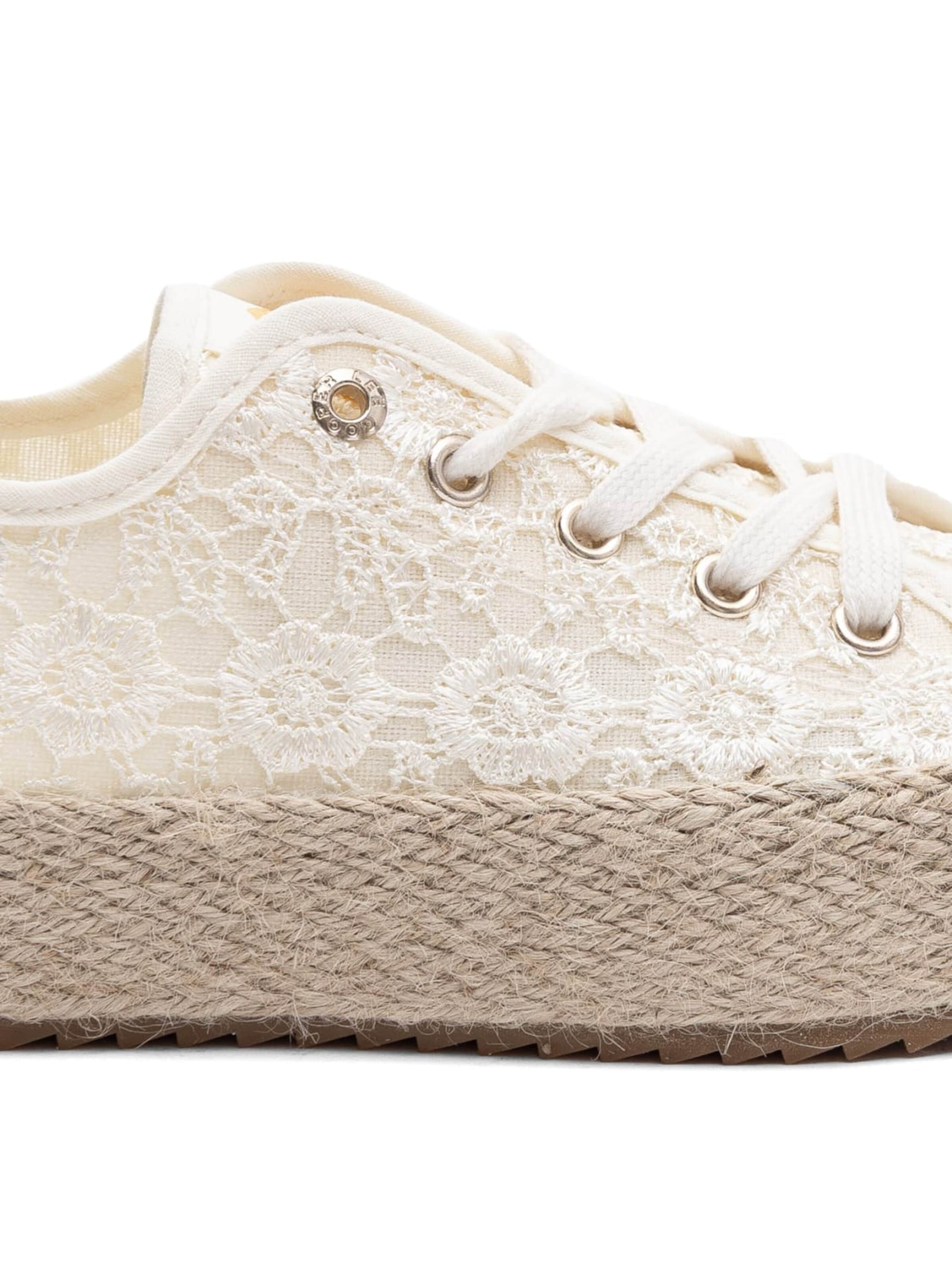 Lee Cooper Platform trainers in Beige
