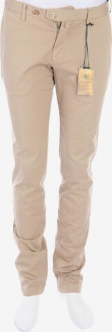 LUIGI BORRELLI NAPOLI Pants in 31-32 in Beige: front